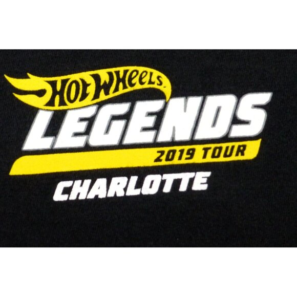 Hot Wheels Legends 2019 Tour T-Shirt Charlotte Black XL Car Enthusiast Tee - Picture 6 of 7